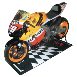 Dywan do garażu motocyklowego MotoGP Parc Ferme Design 190 x 80 cm
