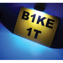 Bike je z leštěného hliníku Tělo E-Marked Cluster LED osvětlení SPZ