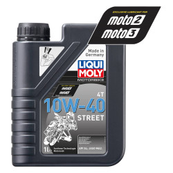 Liqui Moly 4 Stroke Semi Synthetic Street 10W-40 1L -   1521