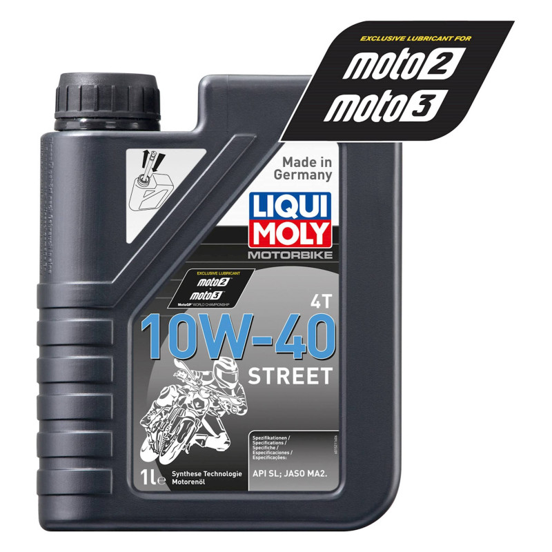 Liqui Moly 4 Stroke Semi Synthetic Street 10W-40 1L - 1521