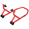 Przedni i tylny stojak na wybieg BikeTek Series 3, czerwony