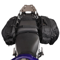 Boczne torby motocyklowe podróżne URBANO - max 76l