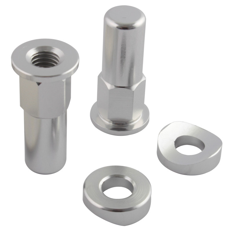 Bike To Silver Rim Lock Nut Kit