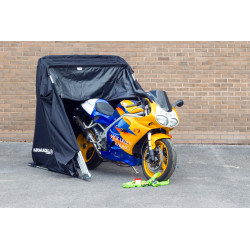 Armadillo plátená garáž na motorku, veľkosť L (345cm X 137cm X 190cm)