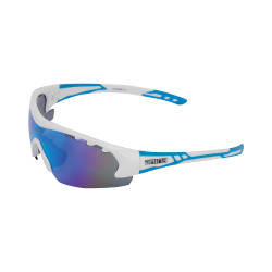 Okulary przeciwsłoneczne Arina Revolution (biało-niebieskie) - soczewki Ice Blue Revo