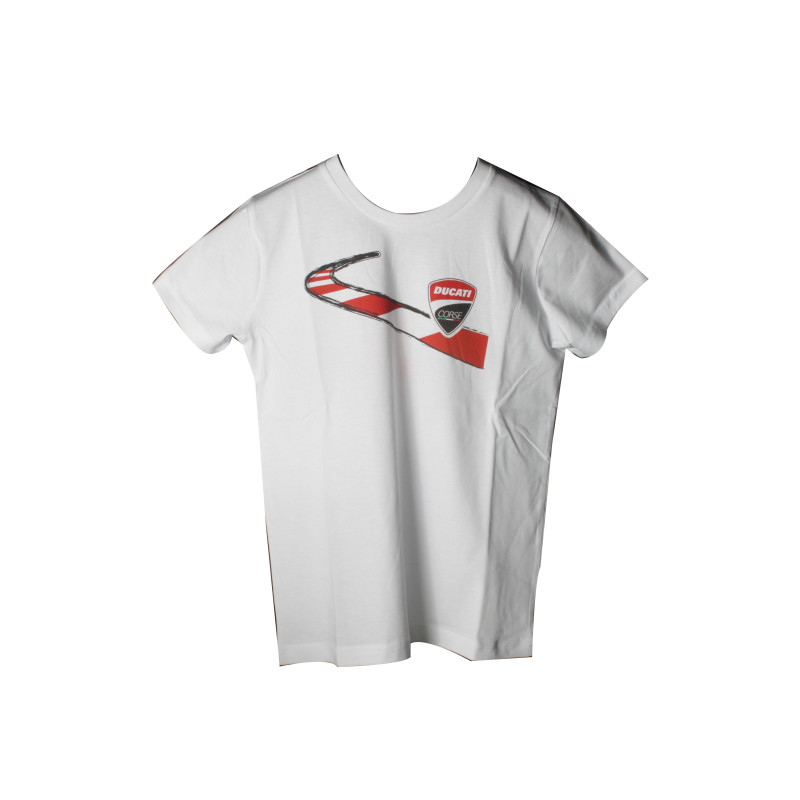 MotoGP Ducati Racing detské tričko biele (8-10 rokov)