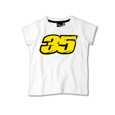 Dziecięca koszulka Moto GP Crutchlow 35 biała