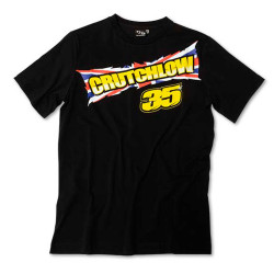T-shirt męski Crutchlow 35 czarny
