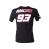 T-shirt męski Marquez 93 Easy Going w kolorze czarnym