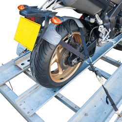 BikeTek Fixačný systém na zadnej pneu motocykla