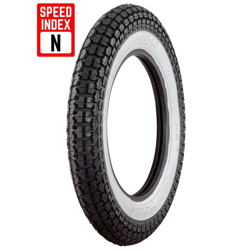 300-10 White Zděný tubed Tire