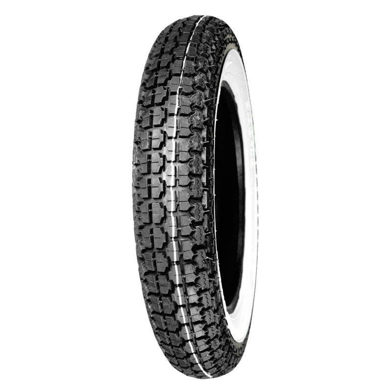 350-10 White Zděný tubed Tire