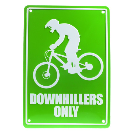 Downhillers Tylko znak parkingowy dla rowerów