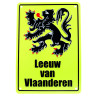 Znak parkingowy dla rowerów Leeuw van Vlaanderen (lub Lew Flandrii).