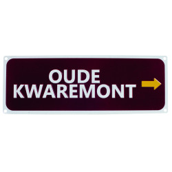 Oude Kwaremont Replica Road Sign