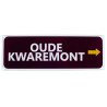 Replika znaku drogowego Tour of Flanders Pro race Oude Kwaremont