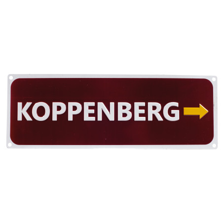 Replika dopravnej značky Koppenberg