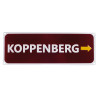 Replika dopravní značky Koppenberg
