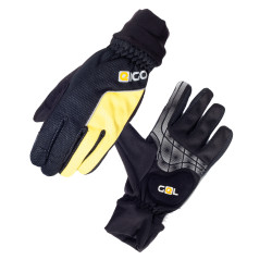 Rękawiczki rowerowe Eigo Windster Gel czarno-żółte