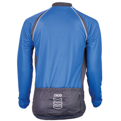 Eigo Logic pánsky cyklistický dres s dlhým rukávom jar/ jeseň, modrý/ čierny
