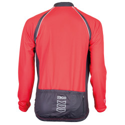 Eigo Logic pánský cyklistický dres s dlouhým rukávem jaro/ podzim, červený/ černý