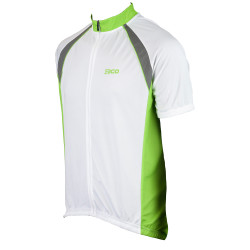 Eigo Logic pánsky cyklistický dres s krátkym rukávom zeleno/biely