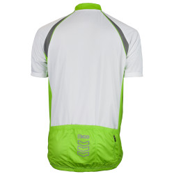 Męska koszulka rowerowa Eigo Logic z krótkim rękawem w kolorze zielono-białym