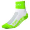 Eigo cyklistické ponožky Dryarn bílo/zelené, vel. S (UK 2,5-5 EU 35-38)