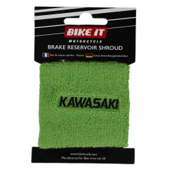 Bike It Pokrywa zbiorniczka hamulca zielona Kawasaki