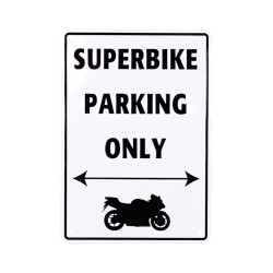 Tabela - znak parkingowy - TYLKO PARKING SUPERBIKE