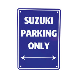 Tabulka- parkovací cedule- SUZUKI PARKING ONLY