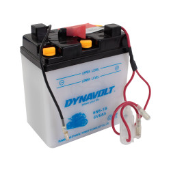 Dynavolt 6N61B Konvenčné Dry nabitie akumulátora s kyselinou balíčka