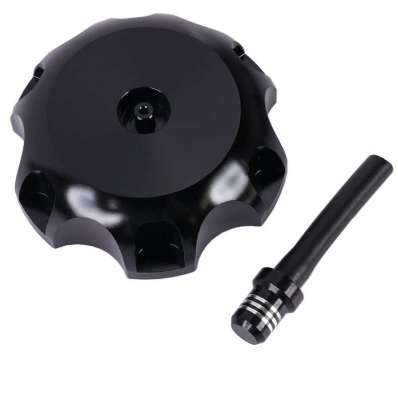 Fuel Cap MX Wit Vent Valve Honda CRF Black (Fits 59mm OD Thread)