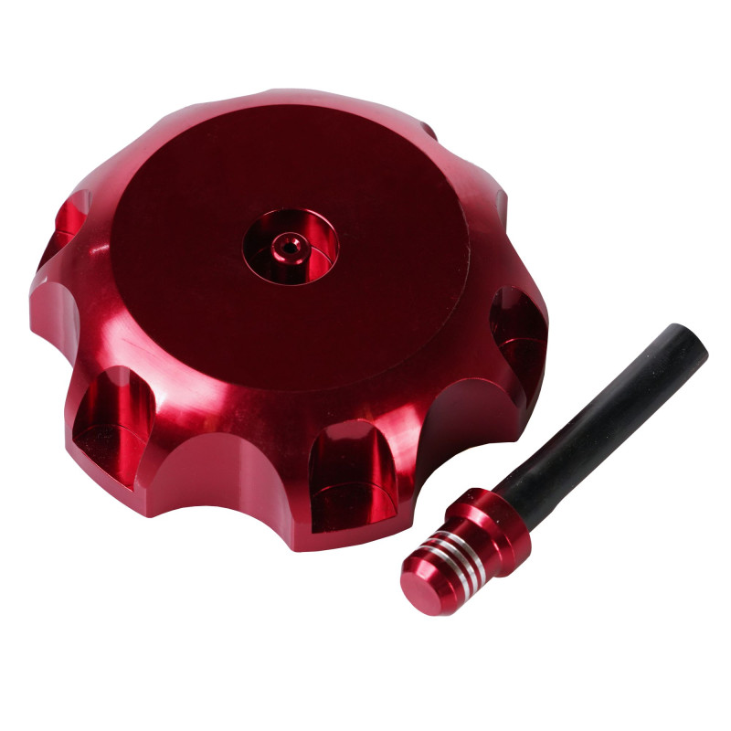 Fuel Cap MX With Vent Valve CR / KX/KXF / Rm/Rmz Red (Fits 50mm OD Thread)