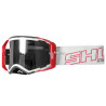 Shot Lite Grey Red Glossy MX Goggles