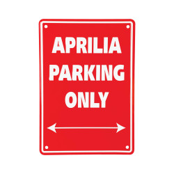 Tabela - znak parkingowy - TYLKO PARKING APRILIA
