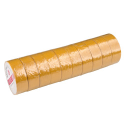 Bike It Yellow Insulation Tape (19mm x 5.5m) - x10 Pack