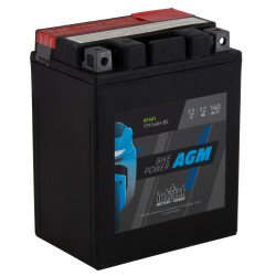 intAct YTX14AH-BS Maintenance Free AGM Bike-Power Battery