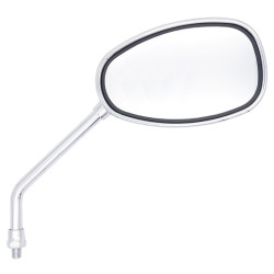 Universal Mirror Chrome Tear Drop 10mm (L/R Standard Thread) 1pc (MRU052)