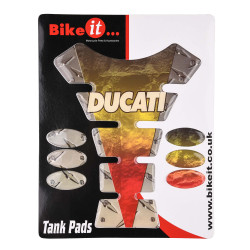Bike It Ducati tankpad (kovový efekt)