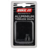 Bike It aluminiowy zawór bezdętkowy 90° 8,3 mm (czarny – 1 sztuka)