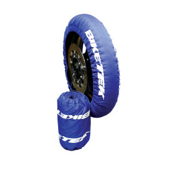 BikeTek Tyre Warmer Set pre Front (90/70-17) a Rear (125/55-17) tyres s 2 PIN EURO Plug