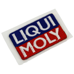 Naszywka z logo Liqui Moly haftowana SH 43X27mm