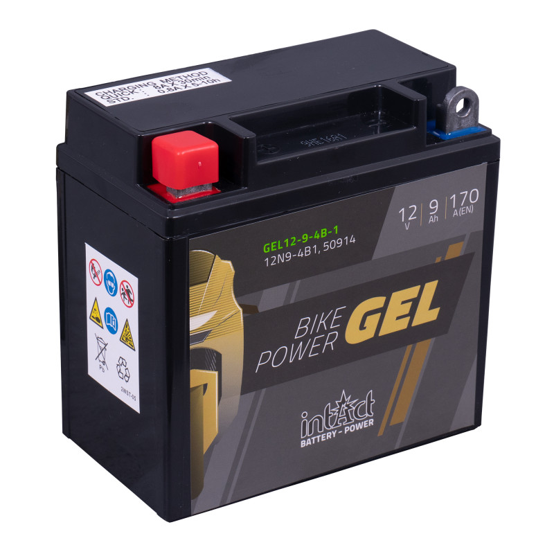 Intact 12N9-4B1 / 50914 Gél Bike-Power Battery