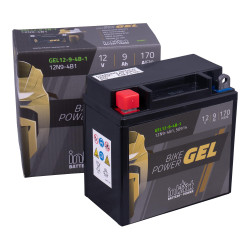 Intact 12N9-4B1 / 50914 Gél Bike-Power Battery