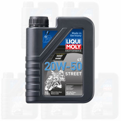 Liqui Moly Oil 4 Stroke - Mineral - 20W-50 Street 1L [1500] (Box Qty 6)