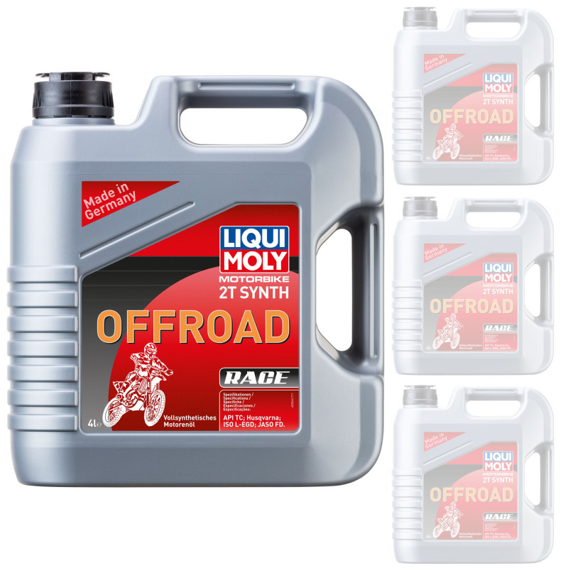 Liqui Moly Oil 2 Stroke - Fully Synth - Offroad Race 4L 3064 (Box Qty 4)