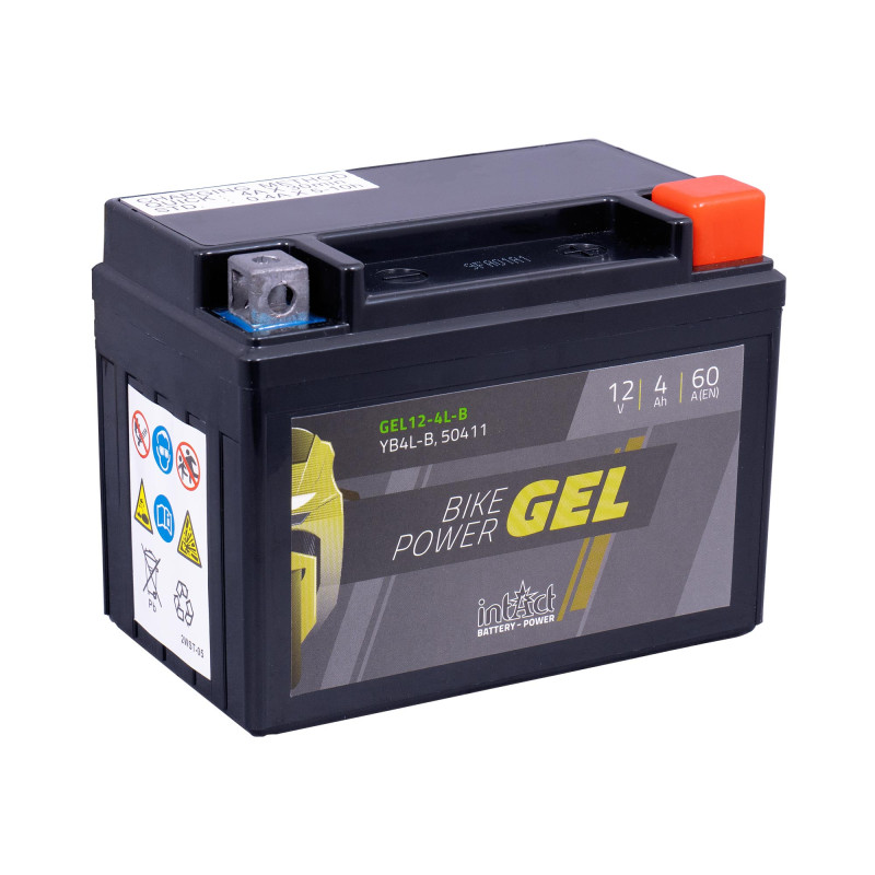 intAct YB4L-B / 50411 Gél Bike-Power Battery