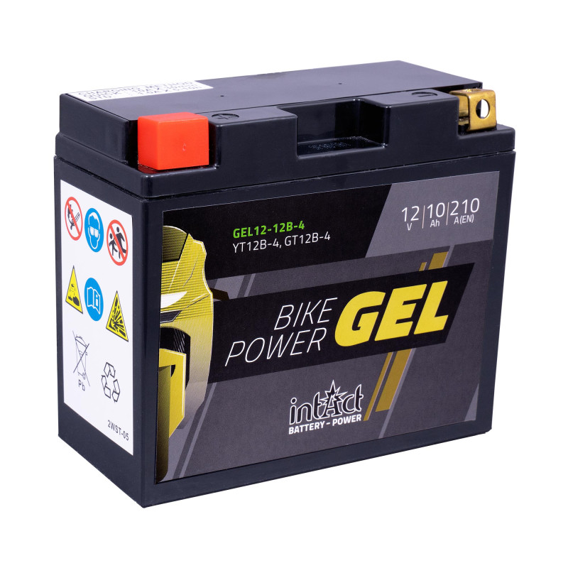 intAct YT12B-4 / GT12B-4 Gél Bike-Power Battery