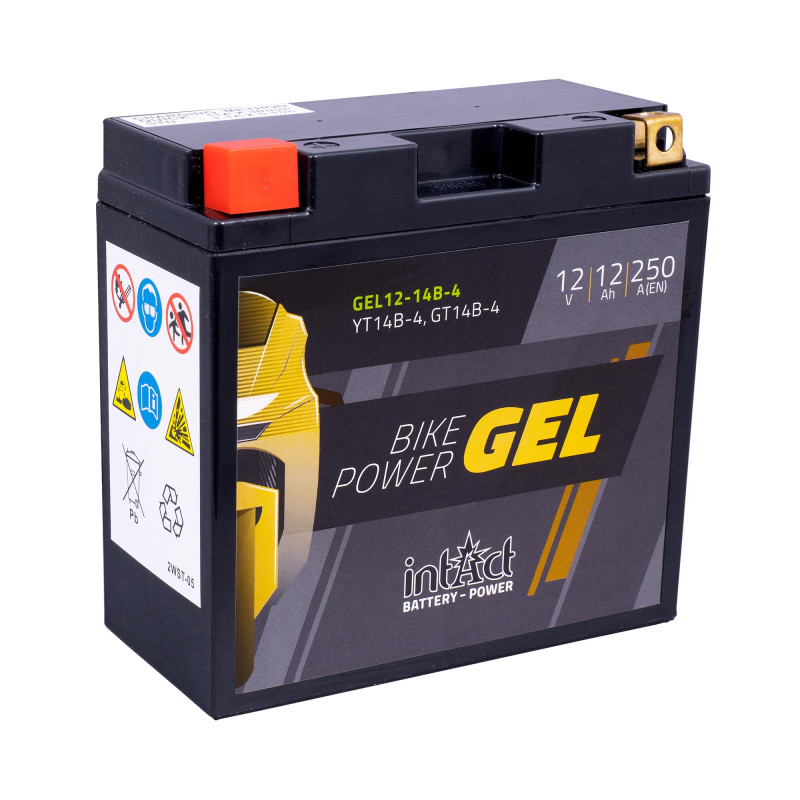 intAct YT14B-4 / GT14B-4 Gél Bike-Power Battery